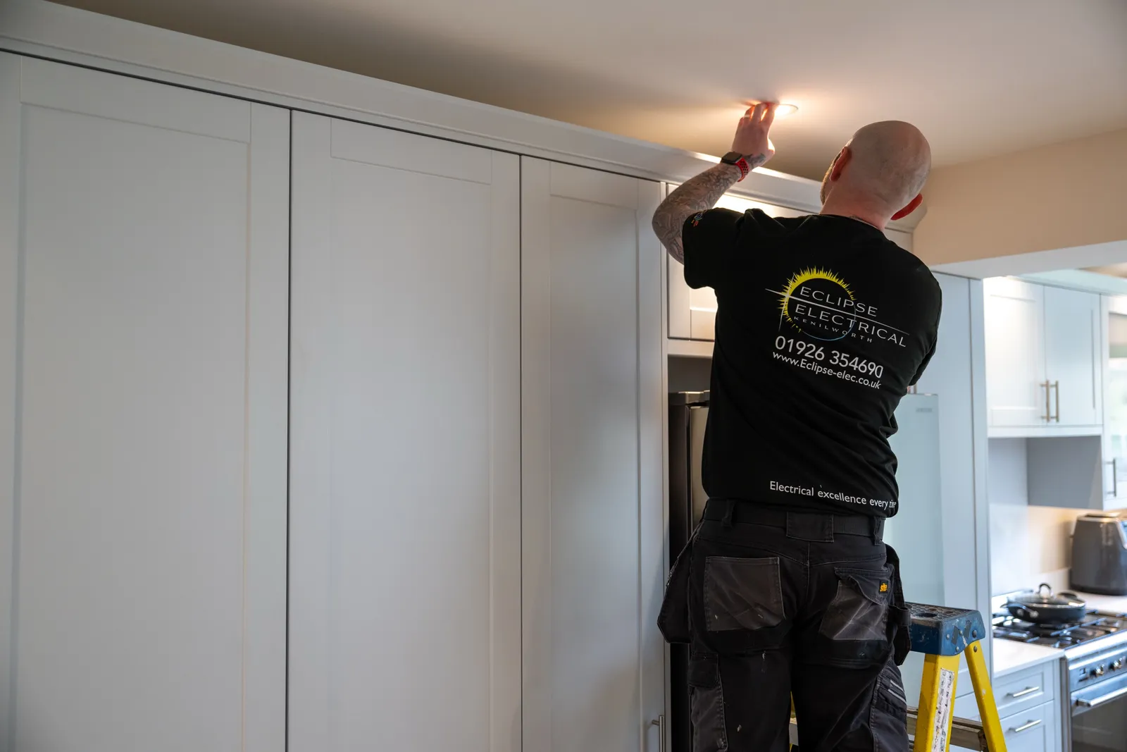 Eclipse Electrical Kenilworth carrying out a managed electrical installation