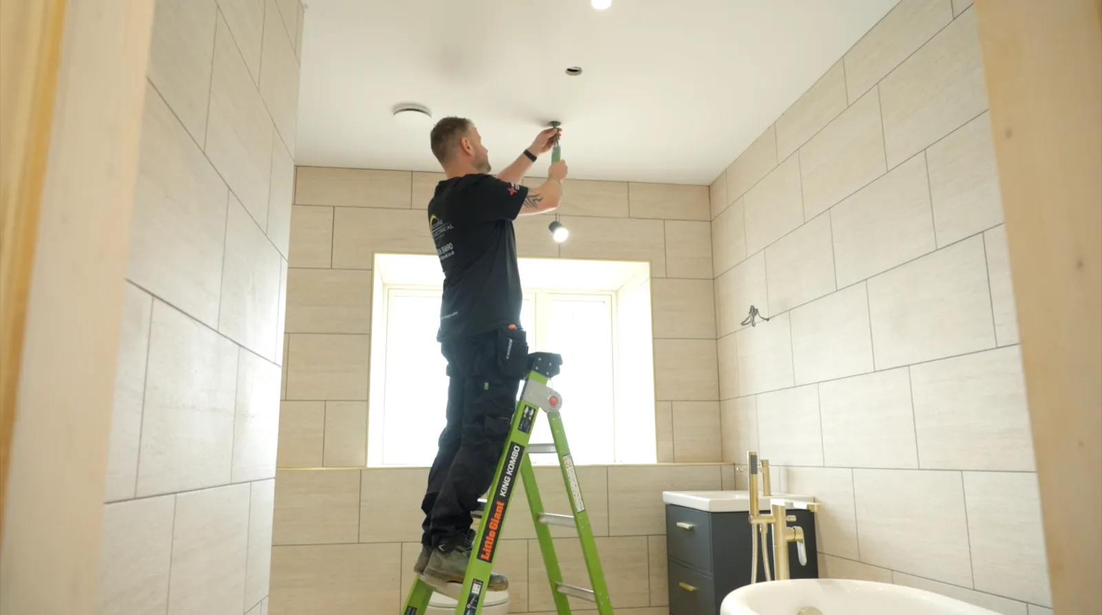 Step 3 — installation and testing carried out to current regulations